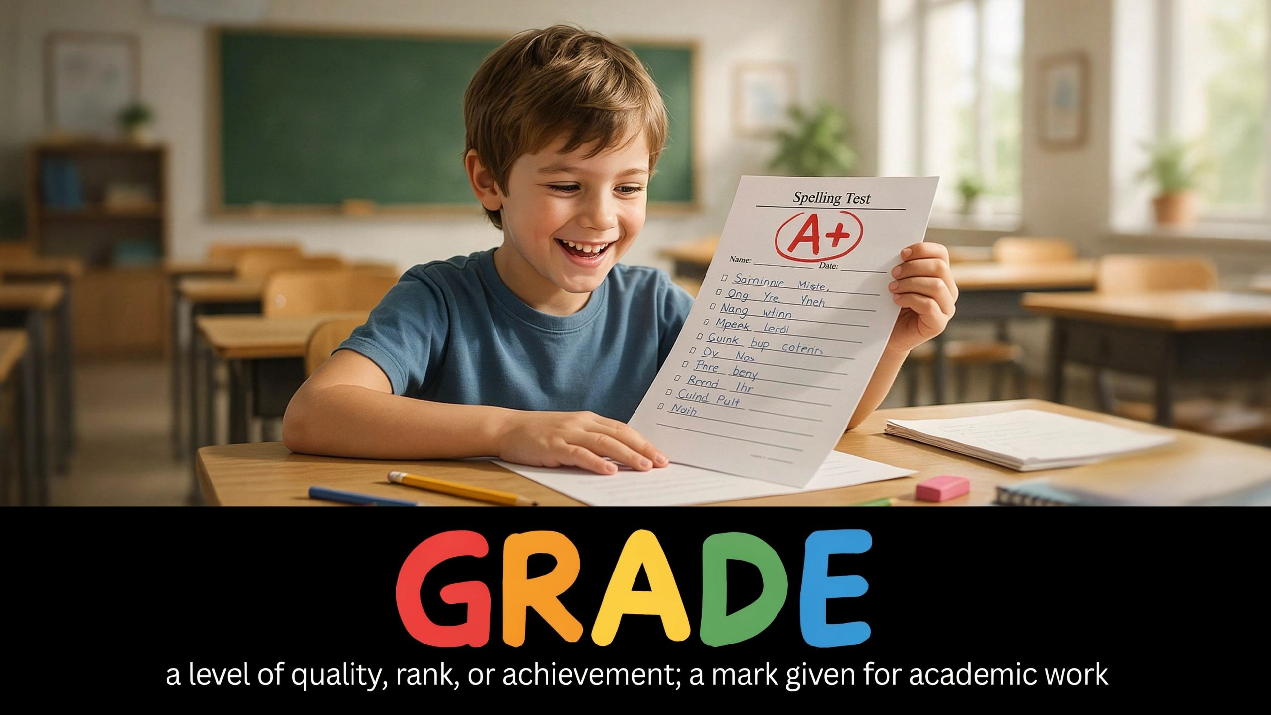 English Illustration for grade